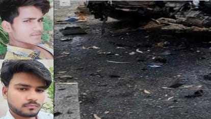 Two friends died because of a cow accidentin firozabad up