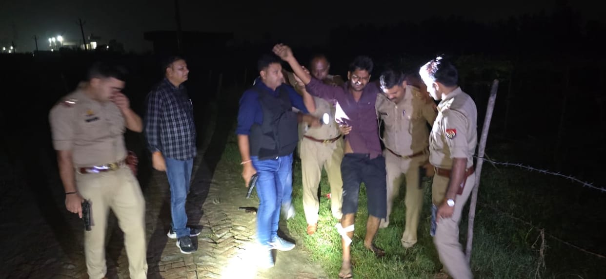 UP: पुलिस मुठभेड़ में 25 हजार का इनामी घायल, गोकशी की घटना में चल रहा था वांछित