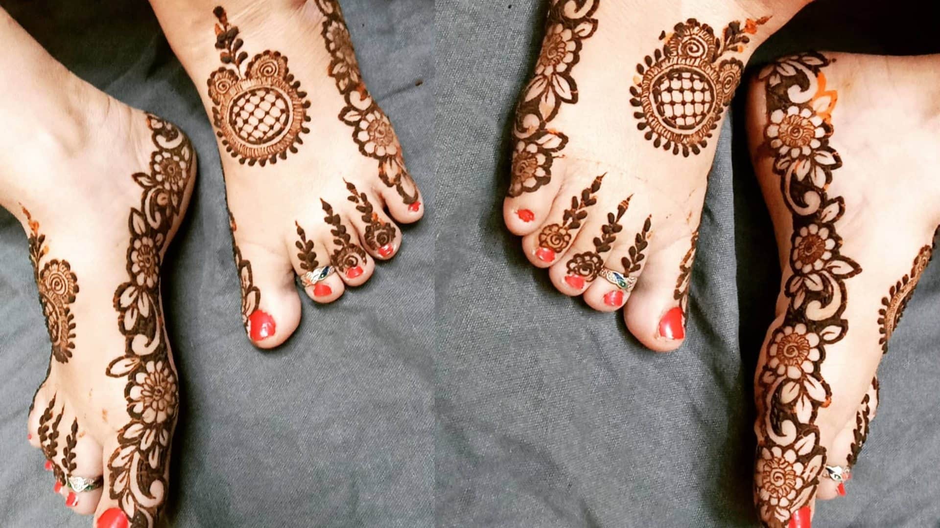 Raksha Bandhan Special Foot Mehndi Design Try These pero ki mehndi design