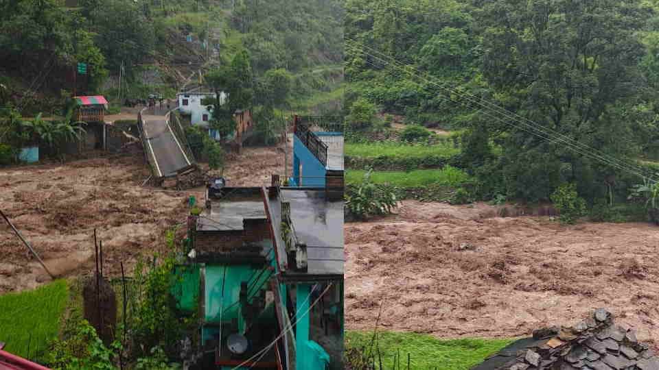 Uttarakhand Weather News Many villages were cut off due to the collapse of Kalgadi bridge In Pauri