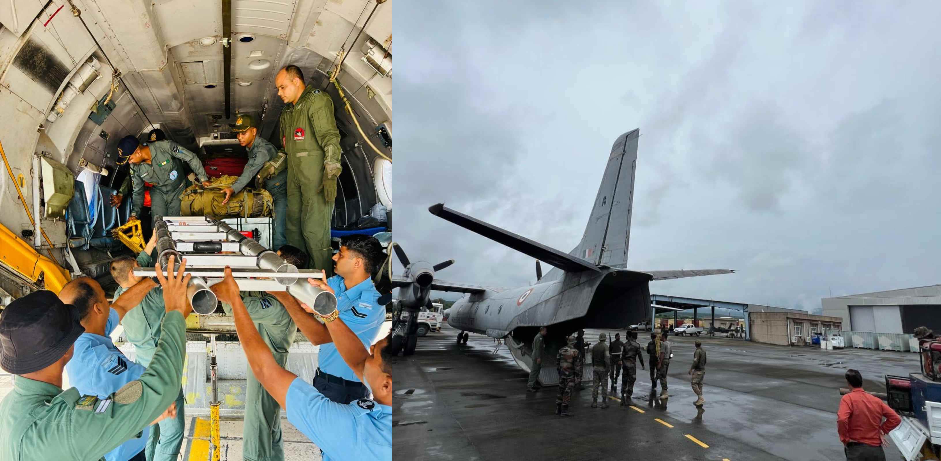 Uttarakhand Cloud Burst Five aircraft carrying relief material and team of 114 soldiers left from Agra