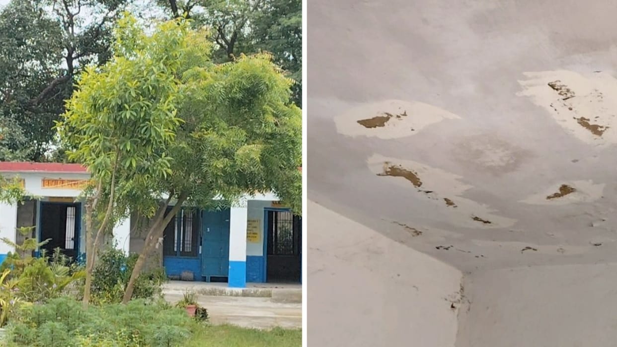 Himachal Status of Chalwada school increased building is same old children studying under open sky