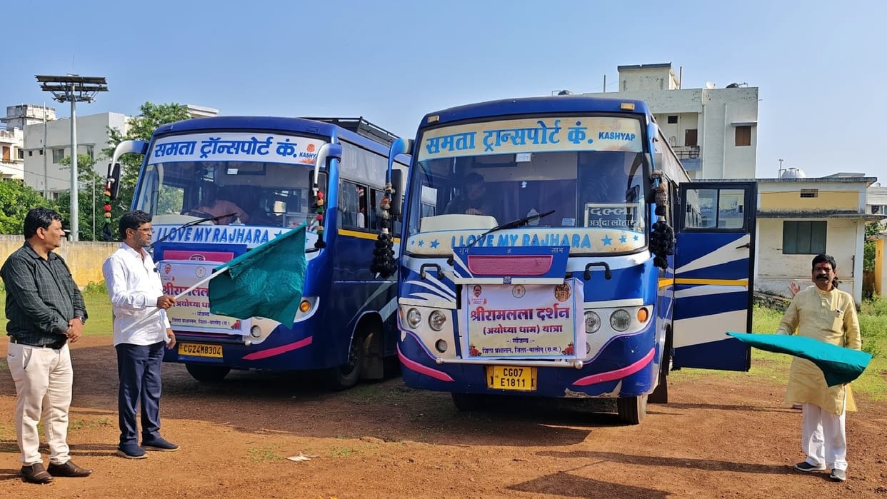 77 devotees from Balod left under Ramlala Darshan Yojana