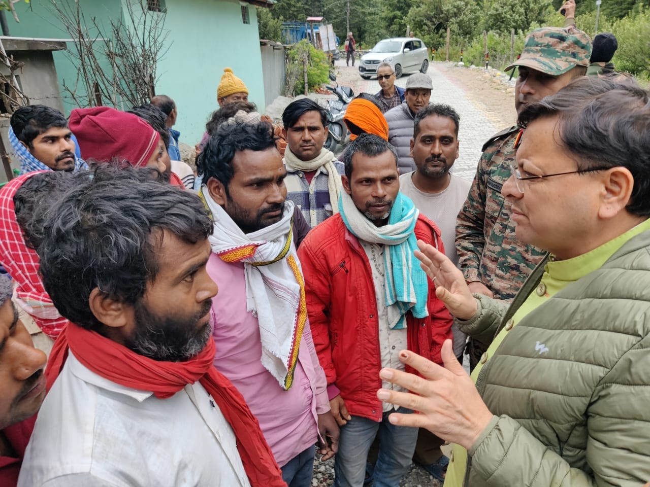 Uttarkashi CloudBurst Flood CM Pushkar Singh Dhami visited disaster affected areas in Dharali reviewed relief