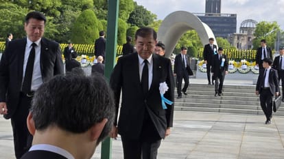 Japan PM vows to "prevent such a calamity from happening again" on anniversary of Hiroshima atomic bombing