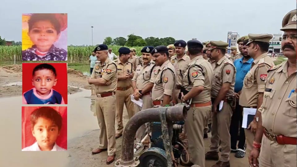 Meerut: Big update in the case of death of three children, death occurred due to neck fracture