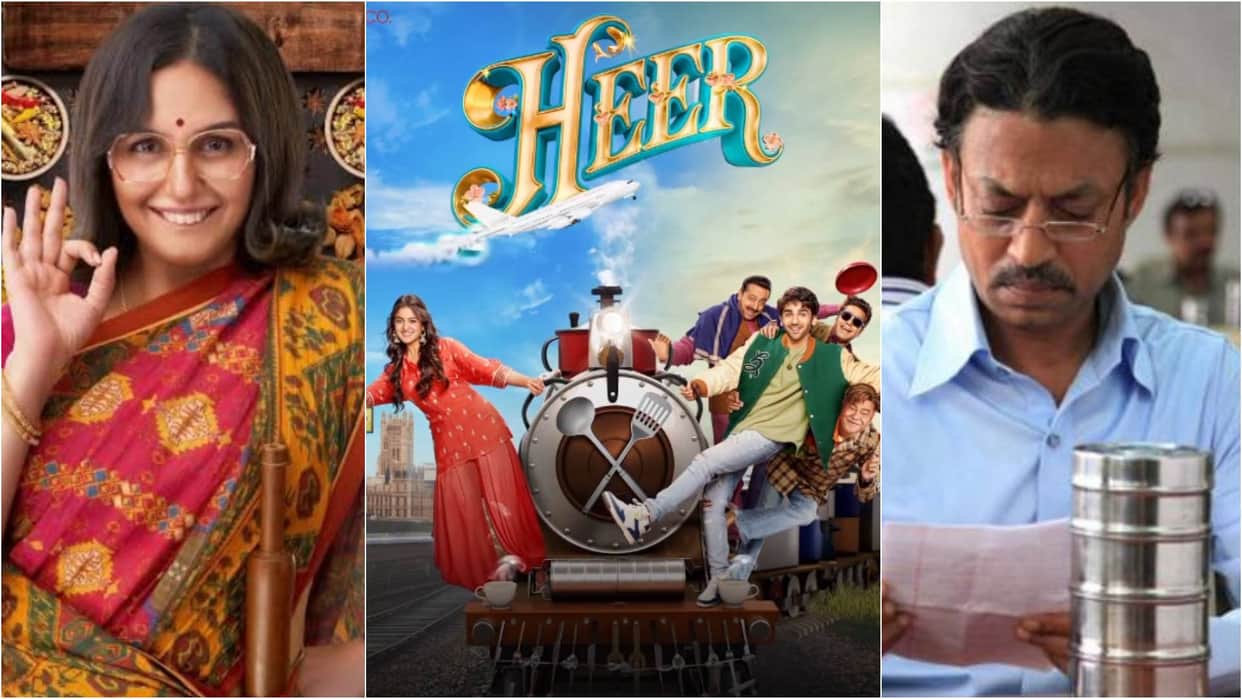 Bollywood Movies Based on Indian Cuisine and Cooking Heer Express, Bawarchi Tarla Cheeni Kum Stanley Ka Dabba