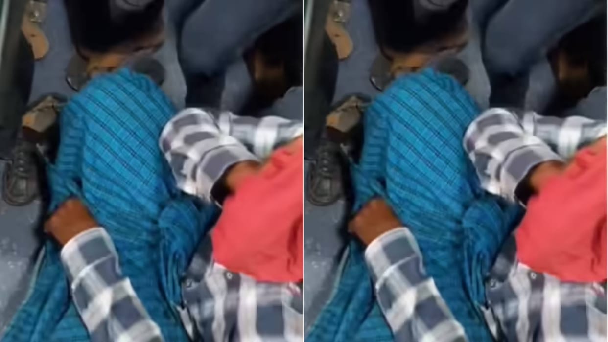 The train was jam packed people took advantage and occupied the confirmed seats Video Viral