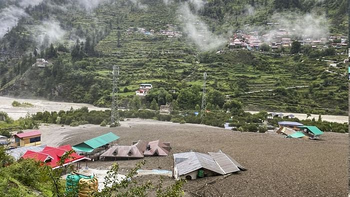 Uttarakhand Uttarkashi Cloud Burst water came down rapidly Due to the steep slope in path of Kheer Ganga