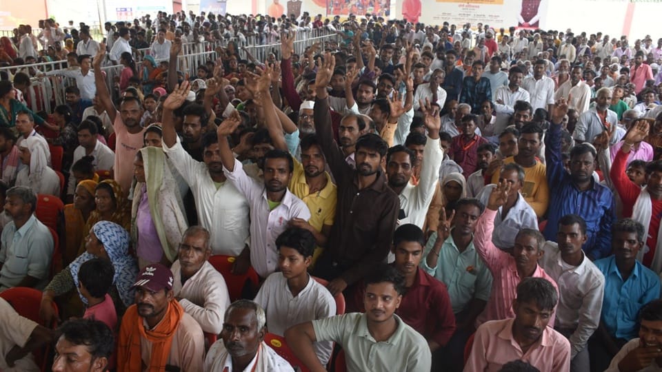 ganesh ya gadha: Yogi taunts Samajwadi Party, says- Mafia was dominant in the previous government