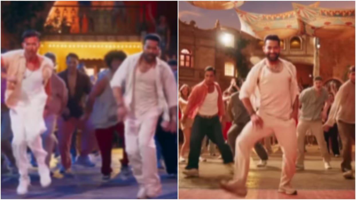 hrithik junior ntr dance war in war 2 janaabe aali song teaser