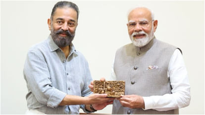Kamal Haasan Meets PM Narendra Modi Seeks Recognition For Antiquity Of Keeladi