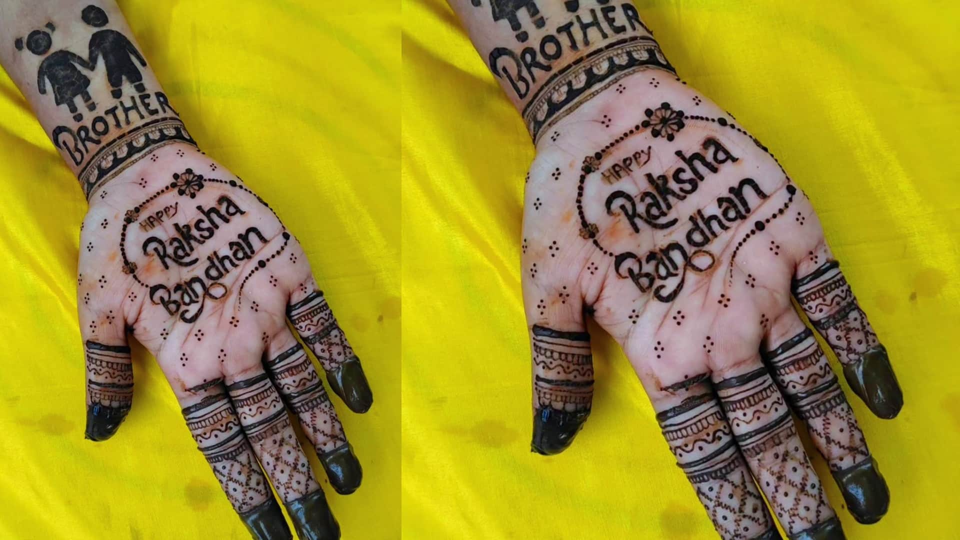 Raksha Bandhan 2025 Mehndi Design Photos Images Trending Latest Mehndi Designs Simple Full and Back Hand