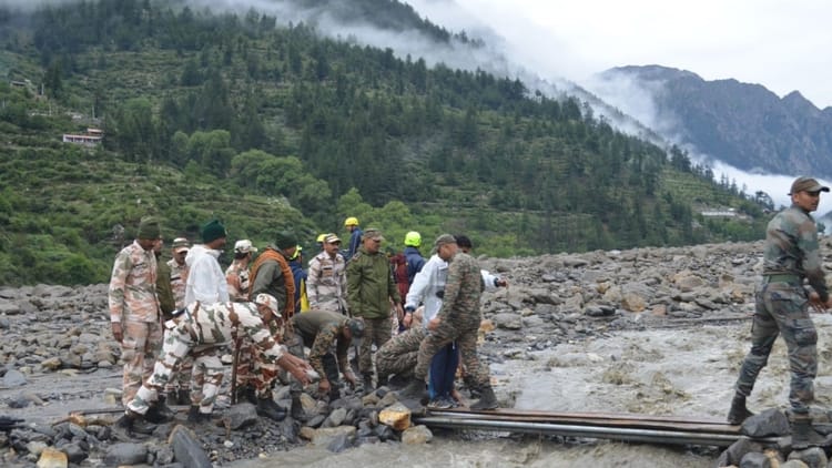 Dharali Disaster Bad Weather Again Became A Hindrance In Rescue 1273 People Rescued So Far – Amar Ujala Hindi News Live