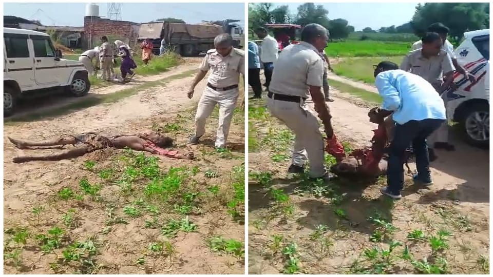 A young man set himself on fire in Mahendragarh