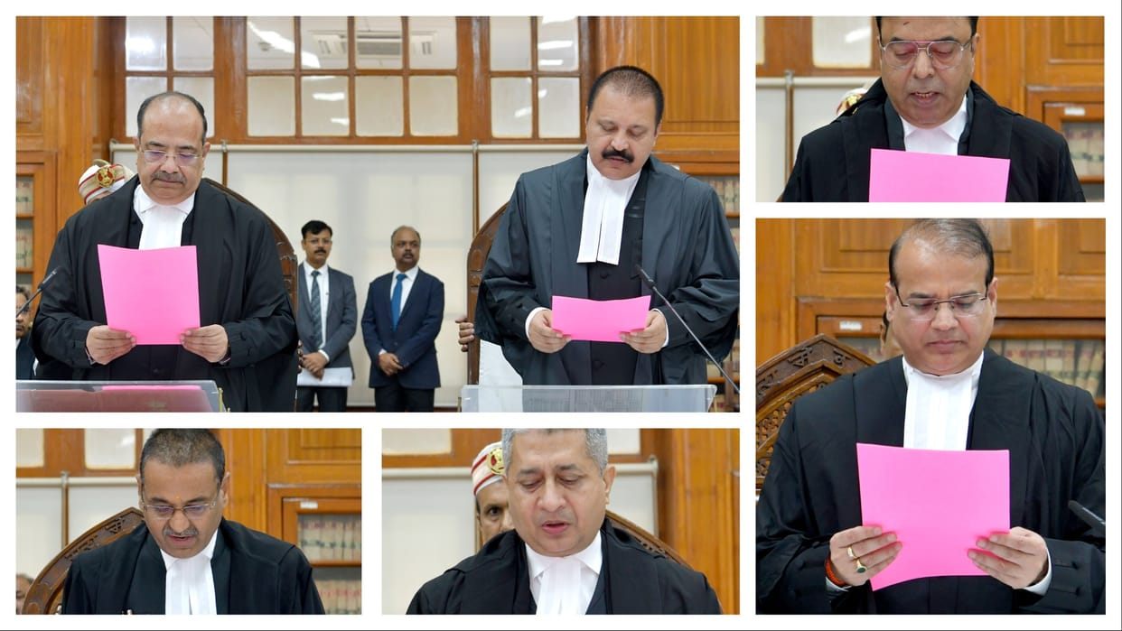 Chief Justice administered oath to five newly appointed judges, number of judges increased to 83