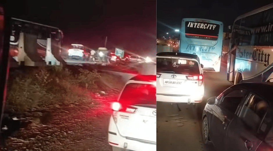 Indore news: Traffic chaos between Indore and Dewas leaves commuters stranded for hours
