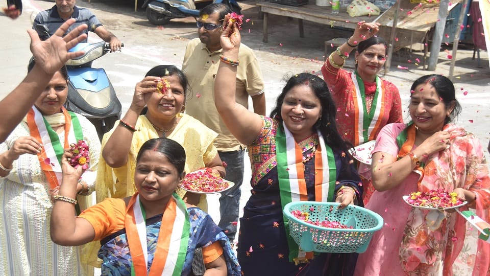 The confluence of patriotism was seen with enthusiasm and passion in the tricolor bike rally