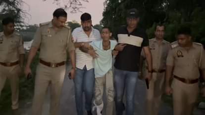 पुलिस की गिरफ्त में आरोपी