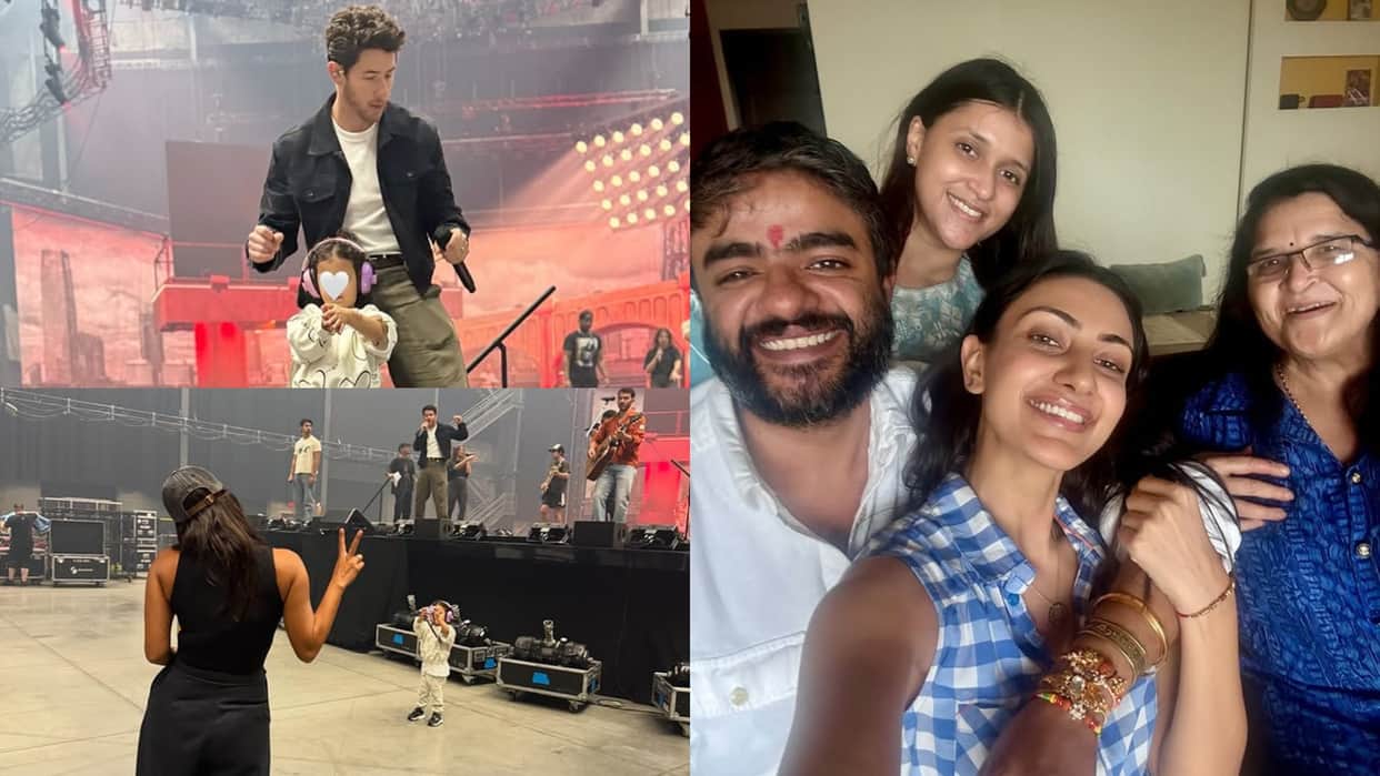 Priyanka Attended Husband Nick Jonas Rehearsal With Daughter Share Family Pictures