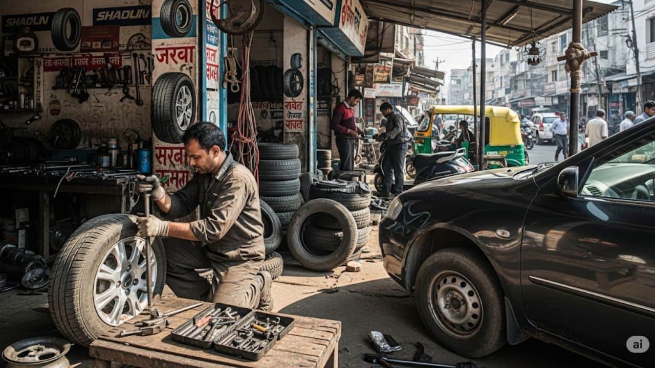 Car and Bike Maintenance: Why Filling Nitrogen in Tyres is Essential During Summer to Prevent Tire Bursts