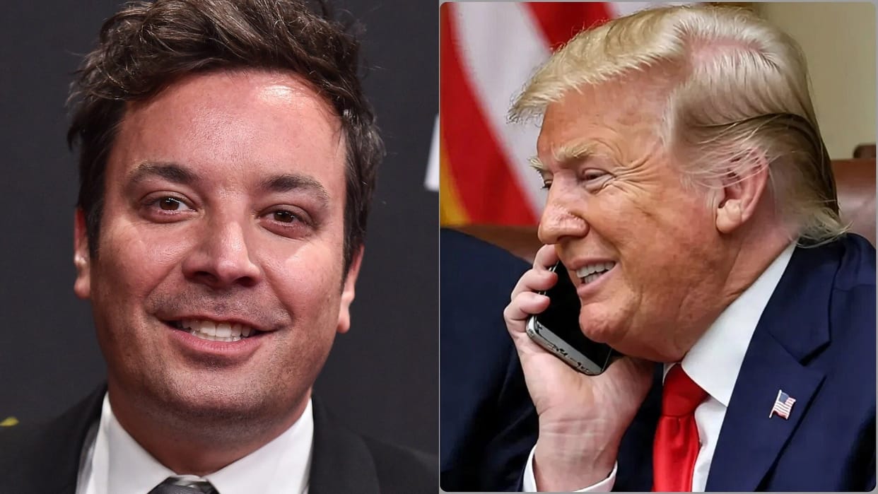 Jimmy fallon reacts on donald trump and india tariff issue