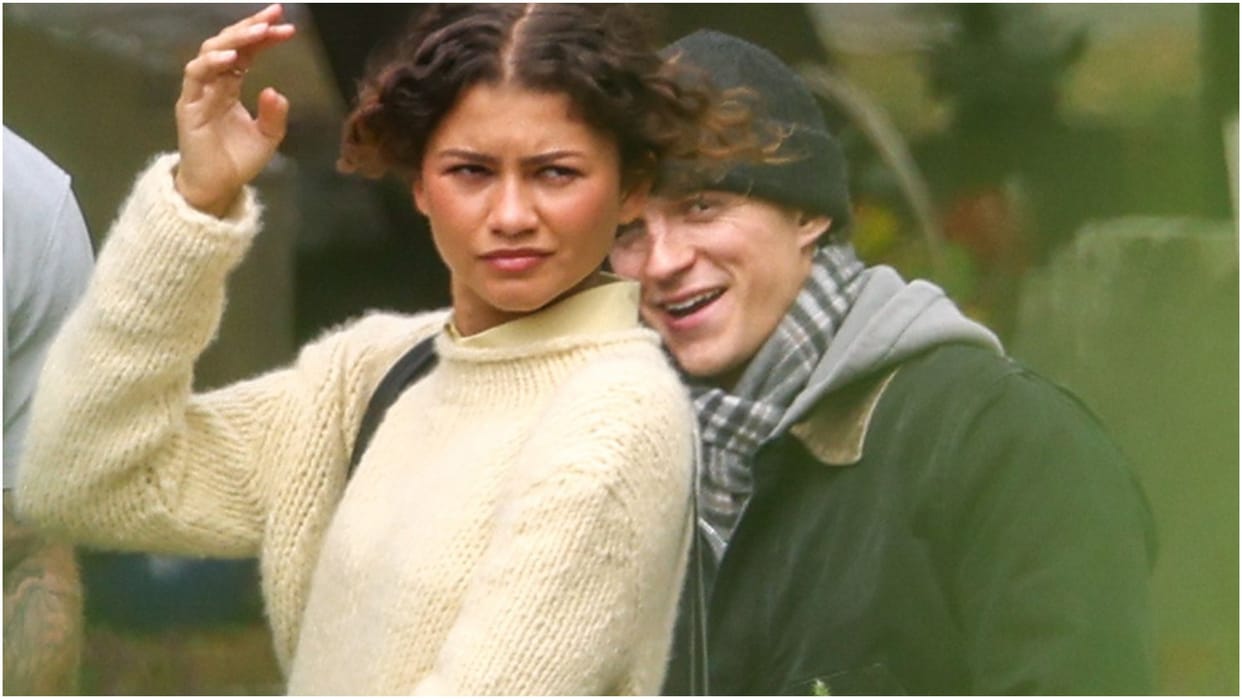zendaya and tom holland romantic moments in london having indian meal during spiderman shooting