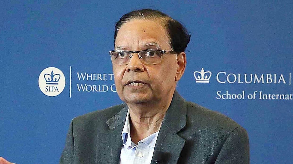 Indian Economy Arvind Panagariya dig at Trump dead bodies must be moving hence growing at the rate of 7 pc