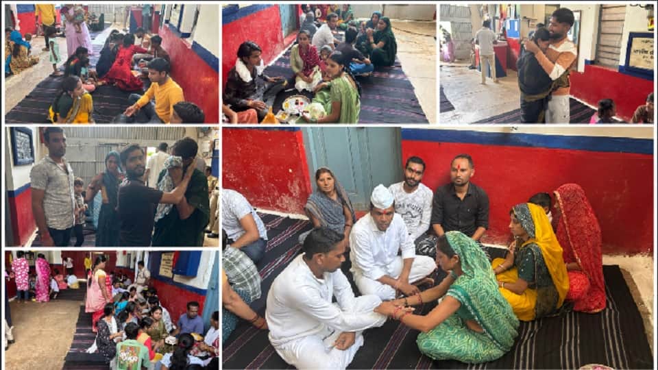 Raksha Bandhan festival was celebrated with great pomp in Mahasamund District Jail