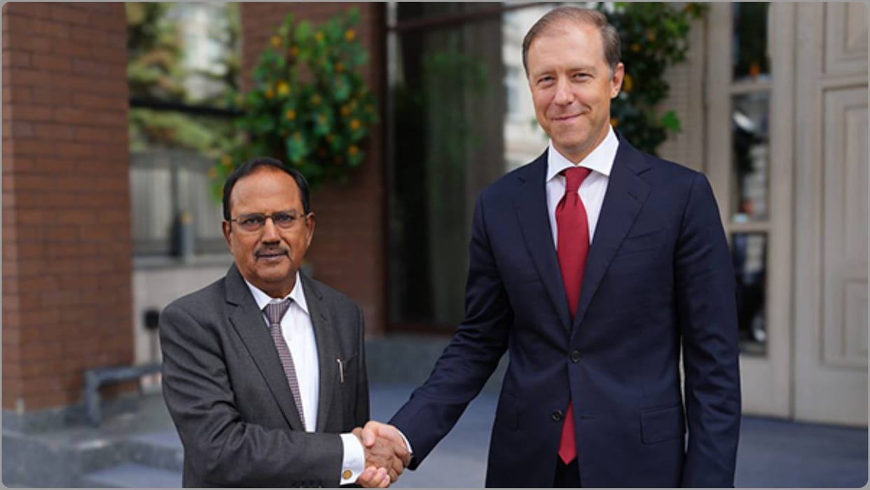 NSA Doval meets Russia's First Deputy PM, discusses defence and strategic projects