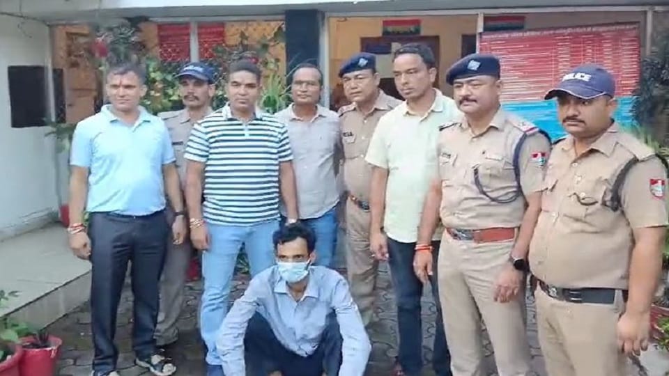 The accused of Amit murder was caught in haldwani