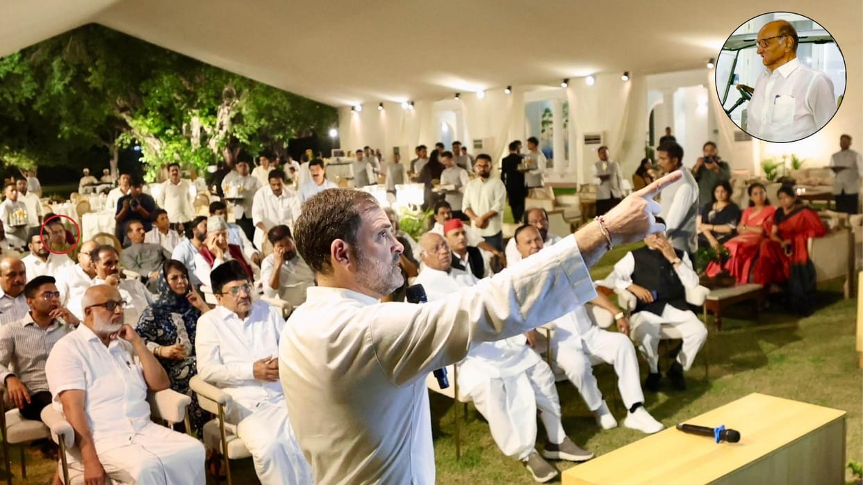 Uddhav Thackeray being made to sit in last row Controversy at dinner by Rahul Gandhi unnecessary Sharad Pawar