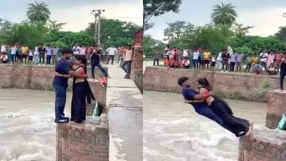 कपल की हरकत देखकर लोगों को फूटा गुस्सा, वायरल हुआ वीडियो