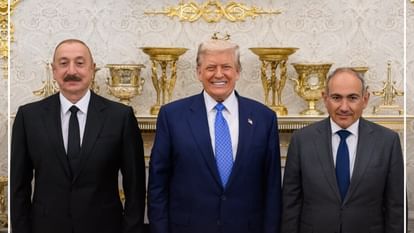 US के राष्ट्रपति सियासत: आर्मेनिया-अजरबैजान के बीच शांति संधि; ट्रंप ने भारत-PAK-परमाणु का जिक्र कर कही यह बात Armenia Azerbaijan peace summit sign agreement US Prez Donald Trump on India Pak conflict and his aspiration