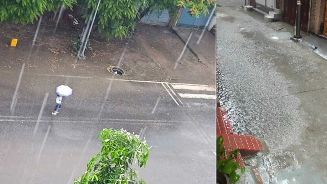 Heavy rain in Delhi-NCR on Raksha Bandhan and waterlogging in many areas see pictures