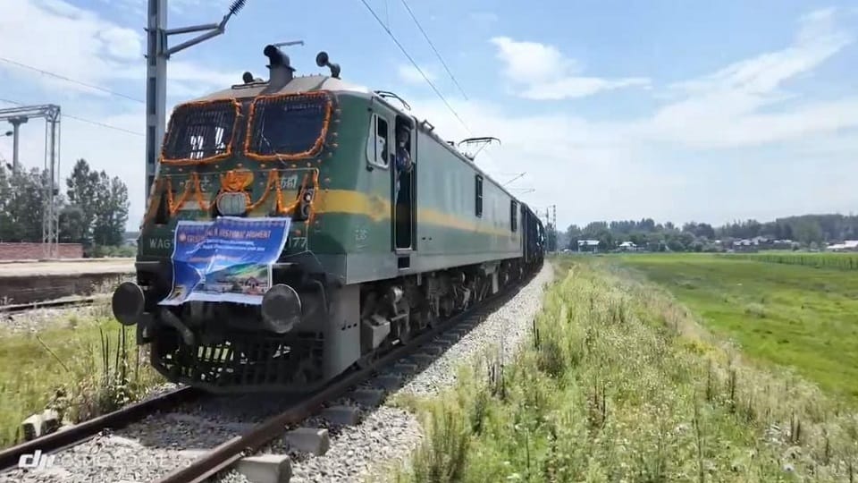 Valley connected to freight network and today another Vande Bharat gift