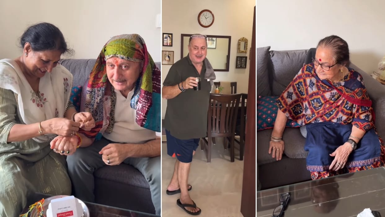 anupam kher latest video on Happy Rakshabandhan goes viral on social media