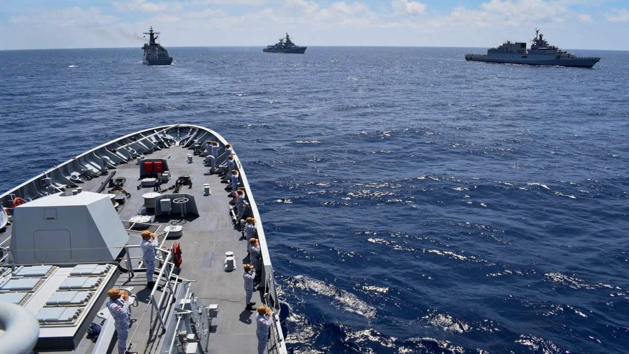Indian Navy carrying out drills in Arabian Sea, Pakistan Navy also drills in its waters