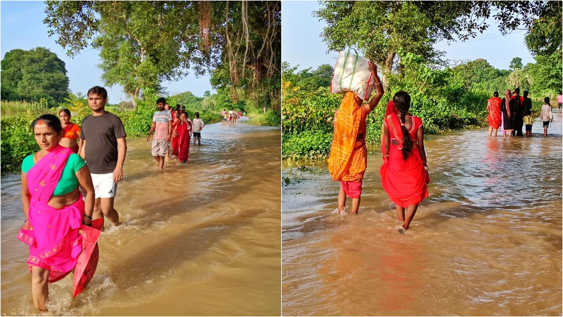 Bihar Flood: Life halted due to floods in Patna schools closed traffic disrupted administration's negligence