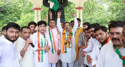 KanpurTiranga Yatra in Bithoor MLA Abhijit Singh Sanga said- New India is not going to bow down