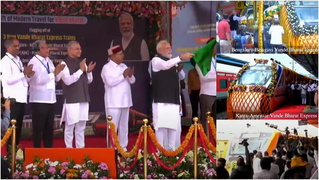 Indian Railways PM Modi Bengaluru Yellow Line Metro Vande Bharat Express Inauguration hindi news updates
