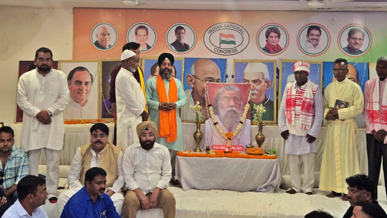 Ranchi: Heartfelt tribute paid to Shibu Soren in Sarvadharma Prayer Meeting, contribution remembered