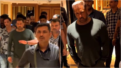 salman khan attends a event with his niece Ayat adorable video goes viral
