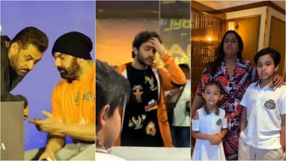 salman khan attends a event with his niece Ayat adorable video goes viral