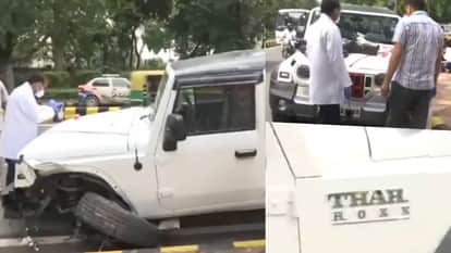 थार ने दो लोगों को कुचला, एक की मौके पर ही मौत