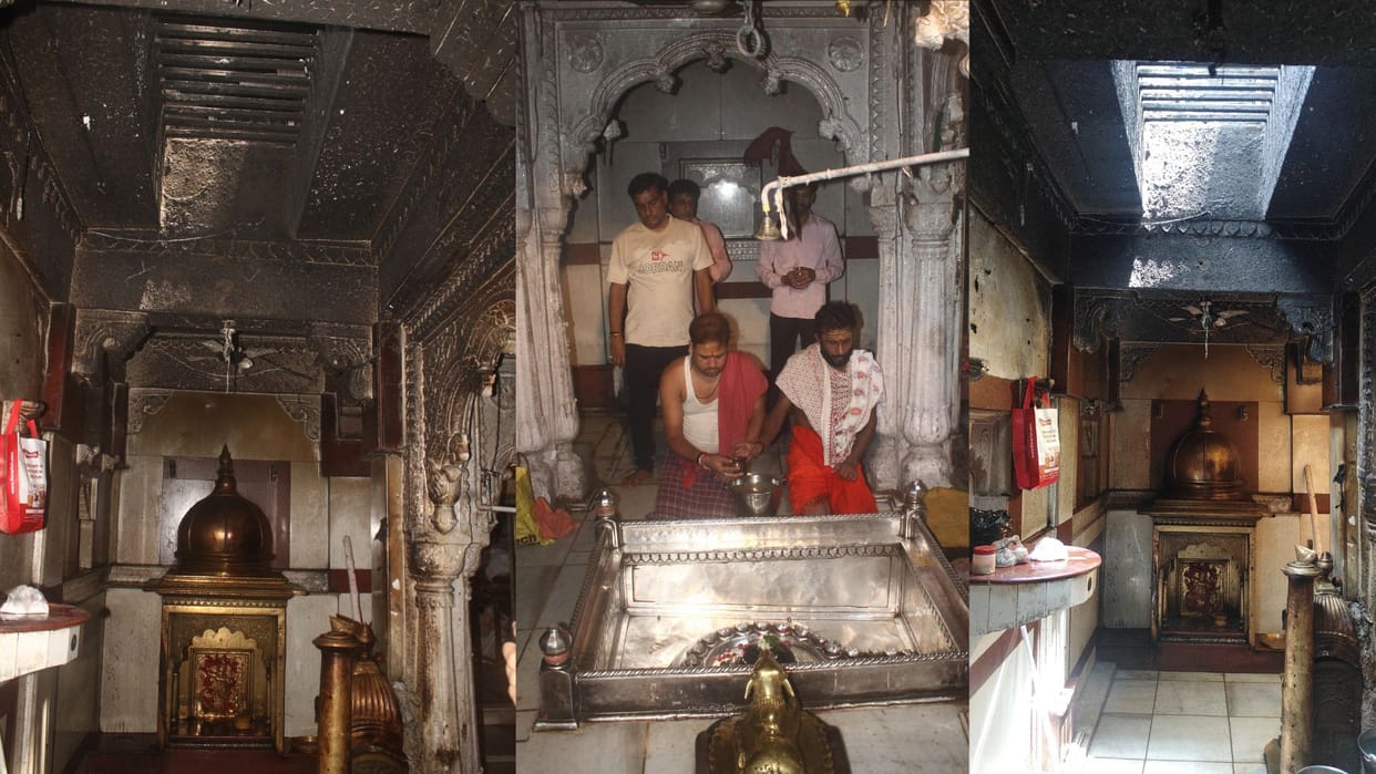 Atmveereshwar Mahadev temple fire incident fire lack of mapping of streets in varanasi