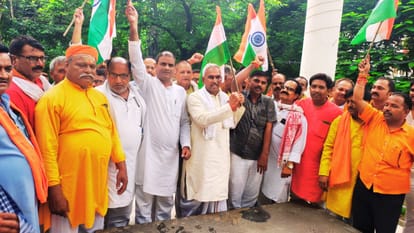 Independence Day Tiranga Yatra took place in Ballia town echoed with patriotic slogans