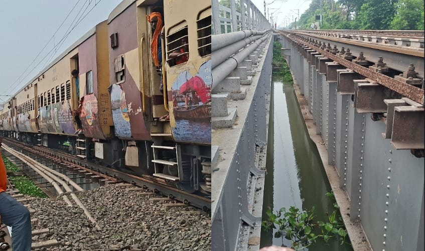 Bihar News : गंगा के बढ़ते जलस्तर के चलते रेल परिचालन का कार्य प्रभावित