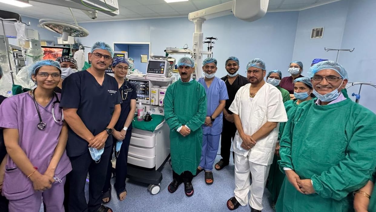 State's first robotic surgery today at Chamiyana Hospital Shimla