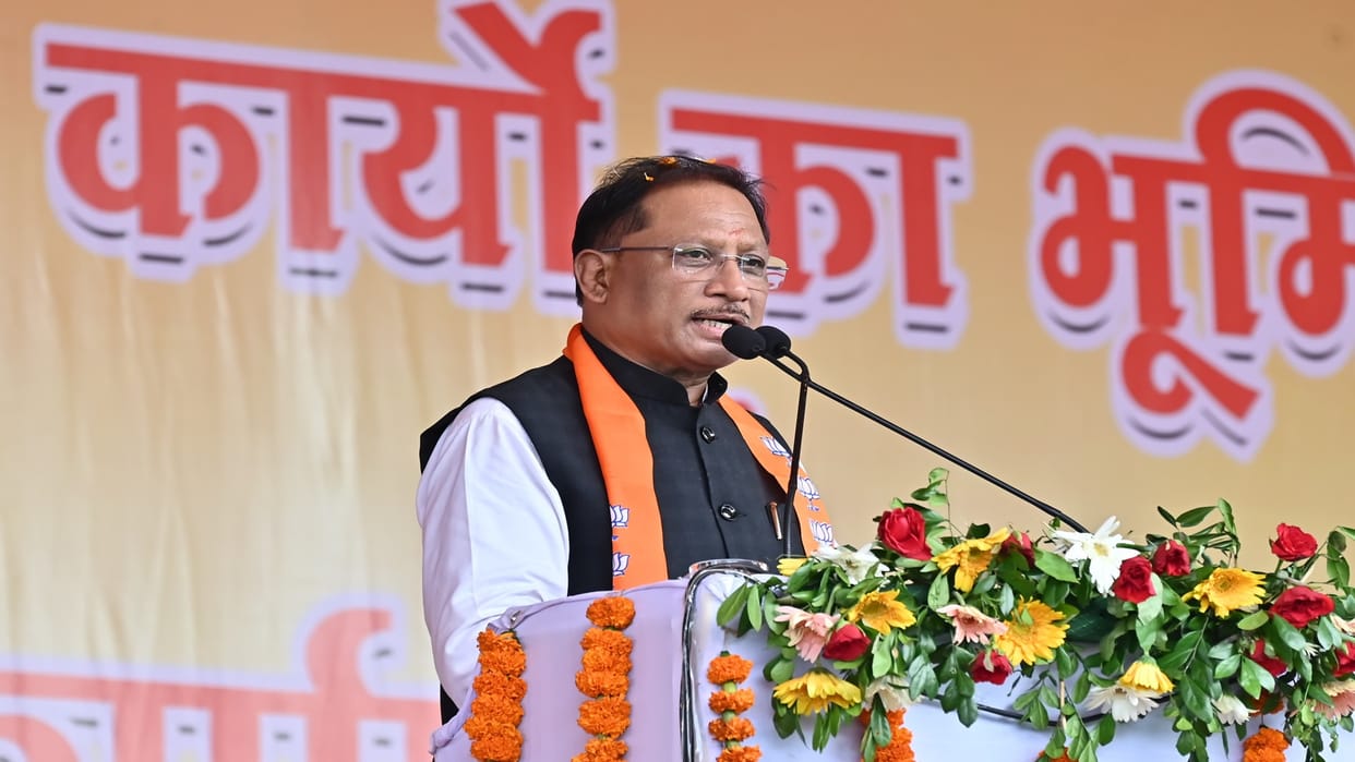 Sarangarh-Bilaigarh: CM Sai gave the gift of development works worth Rs 186 crore to district,